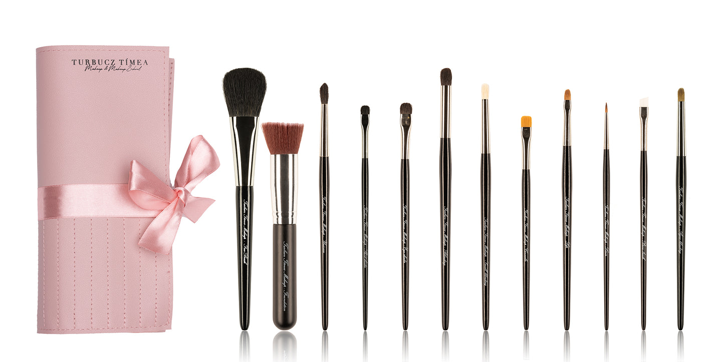 Turbucz Tímea PROFI Ecset Szett Tokkal (13 db-os)