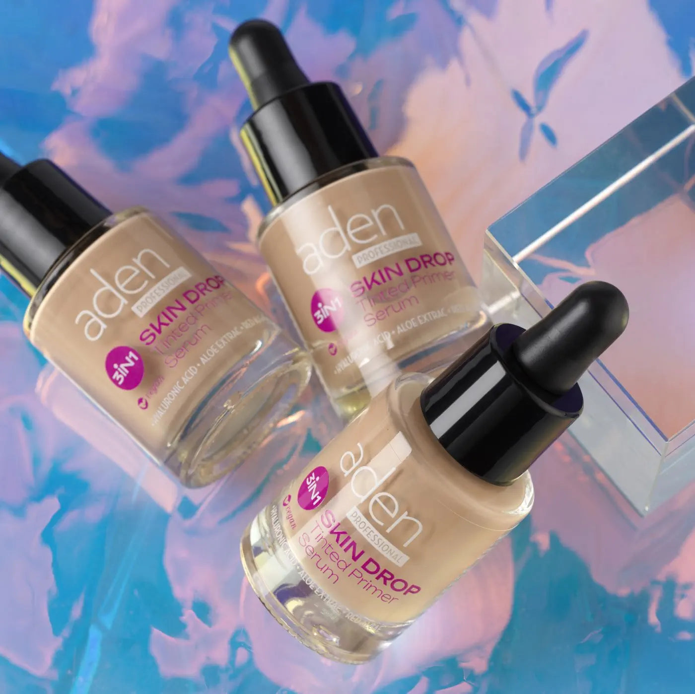 aden cosmetics Skin Drop Tinted Primer Serum