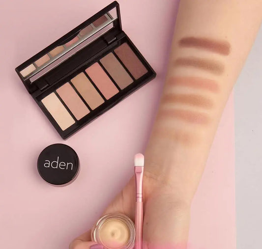 aden cosmetics 6 színű Szemhéjpúder Paletta