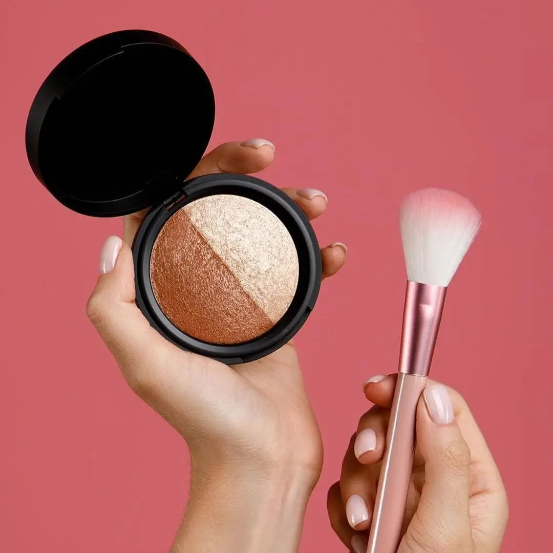 aden cosmetics Terracotta Bronzer / Highlighter Duo